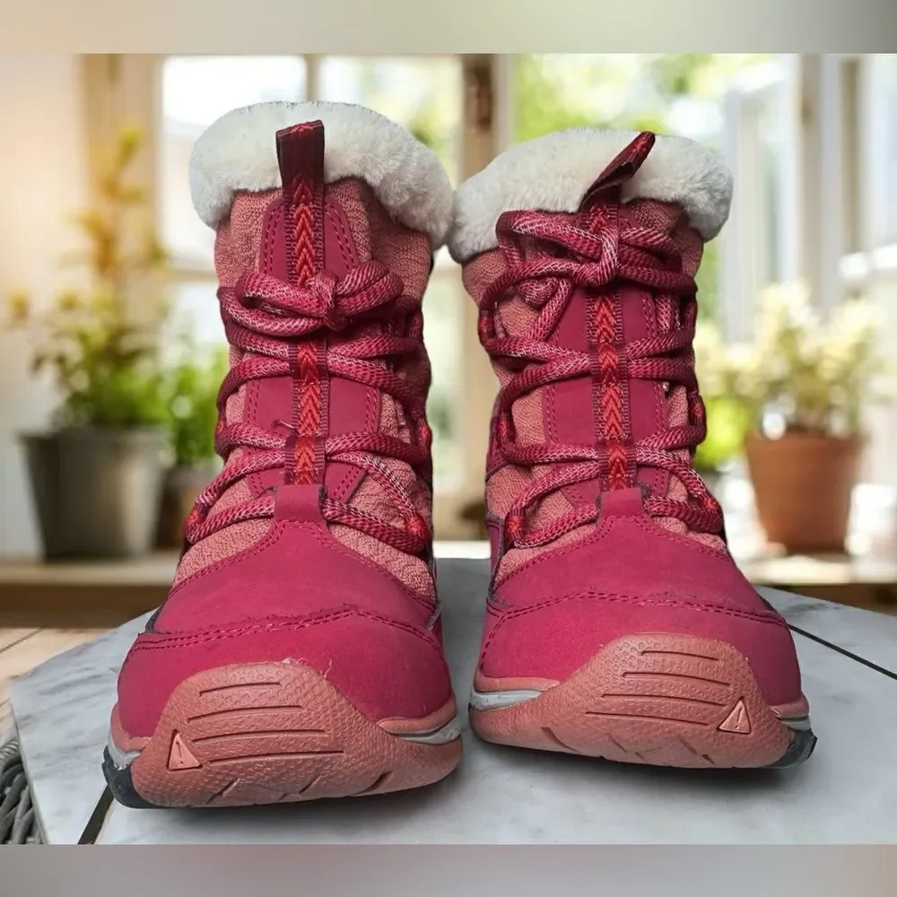🔥 KEEN || Winter Snow Insulated Terradora Apres Fur Lined Hiking Boot Size 5
